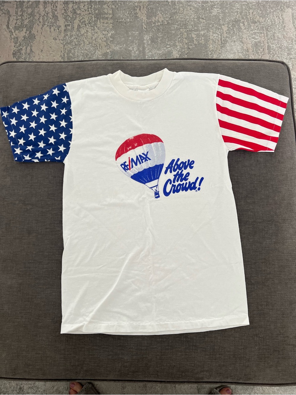 Vintage RE/MAX Tee Shirt Stars and Stripes Sz M